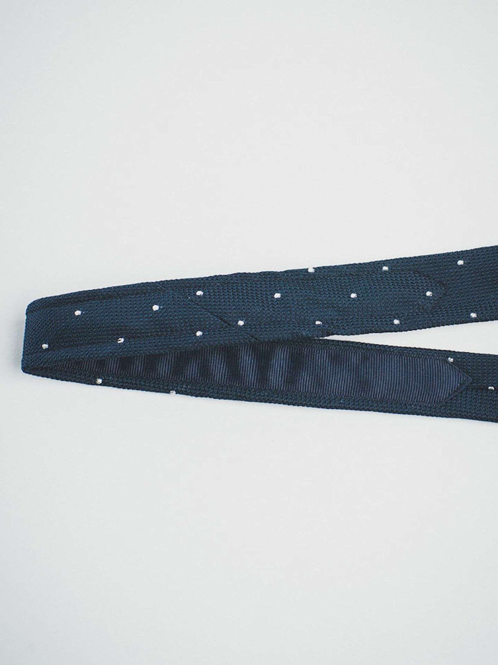 Navy Grenadine With White Dots