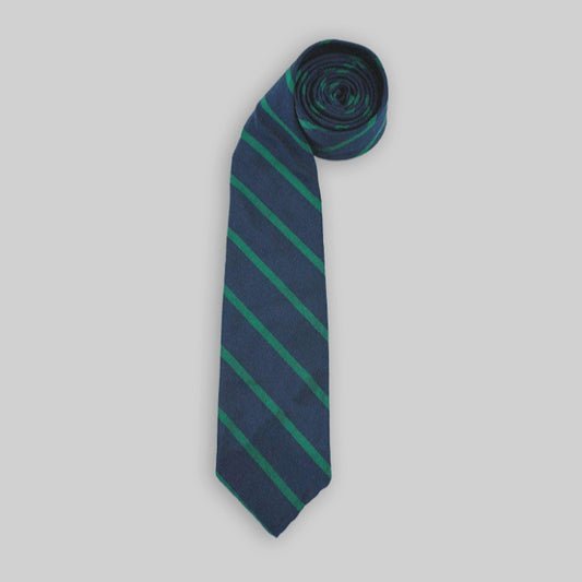 Navy Mogador With Green Stripe