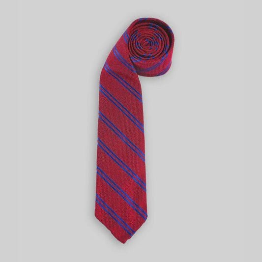 Red Grenadine With Blue Double Stripes