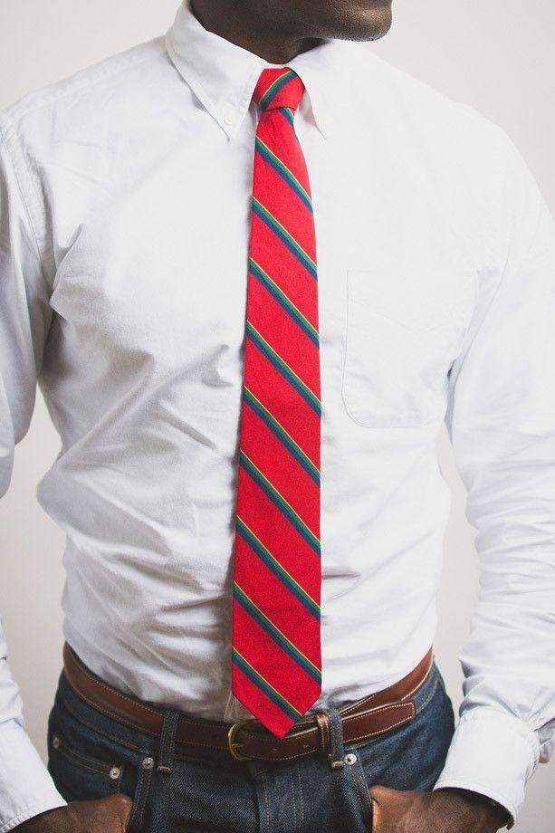 Red Mogador With Double Stripe