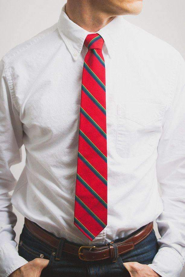 Red Mogador With Double Stripe